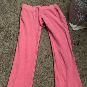 Pink sweat pants